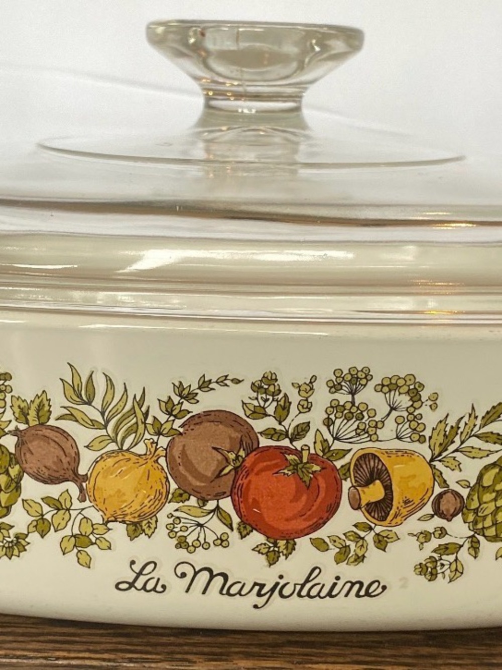 Vintage Corning Ware Spice of Life Casserole Set w/ Pyrex Glass Lids – 4 Pieces - Picture 9 of 13